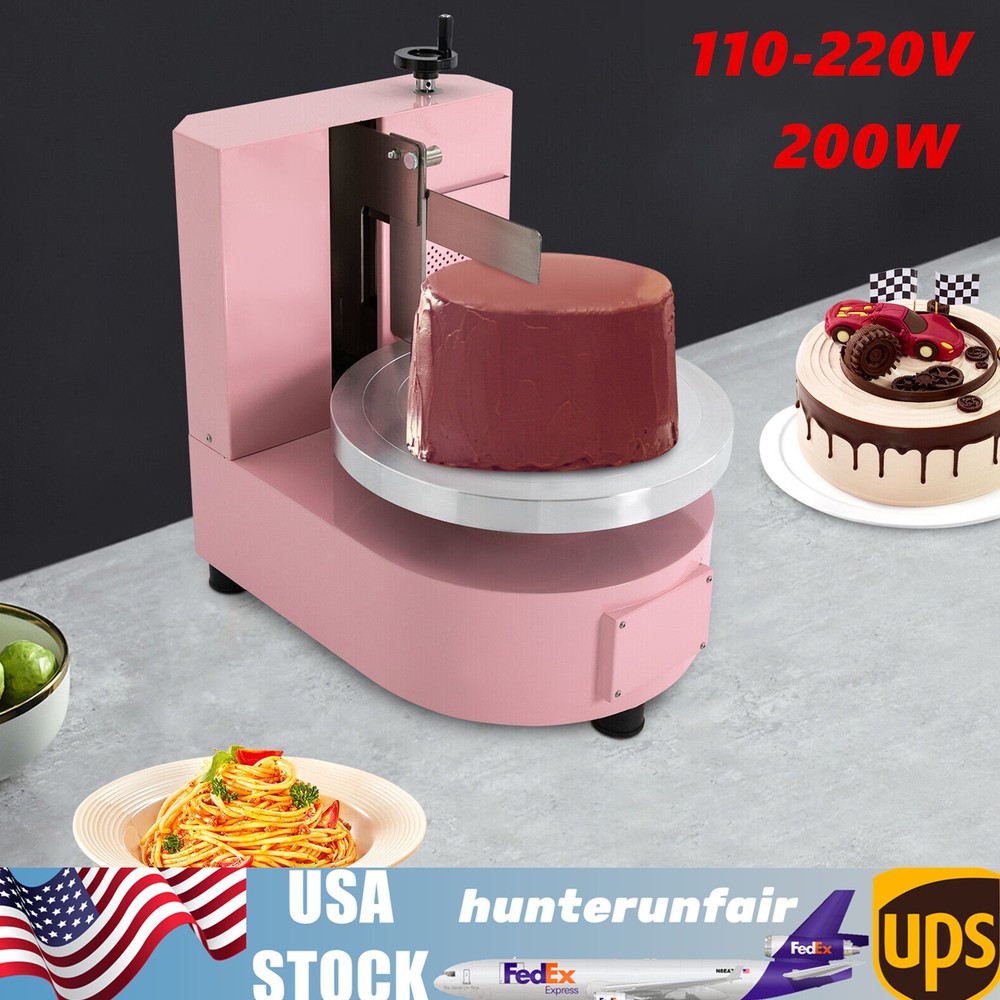 Birthday Cake Cream Smooth Coating Decoration Machine Cream Spreading Machine