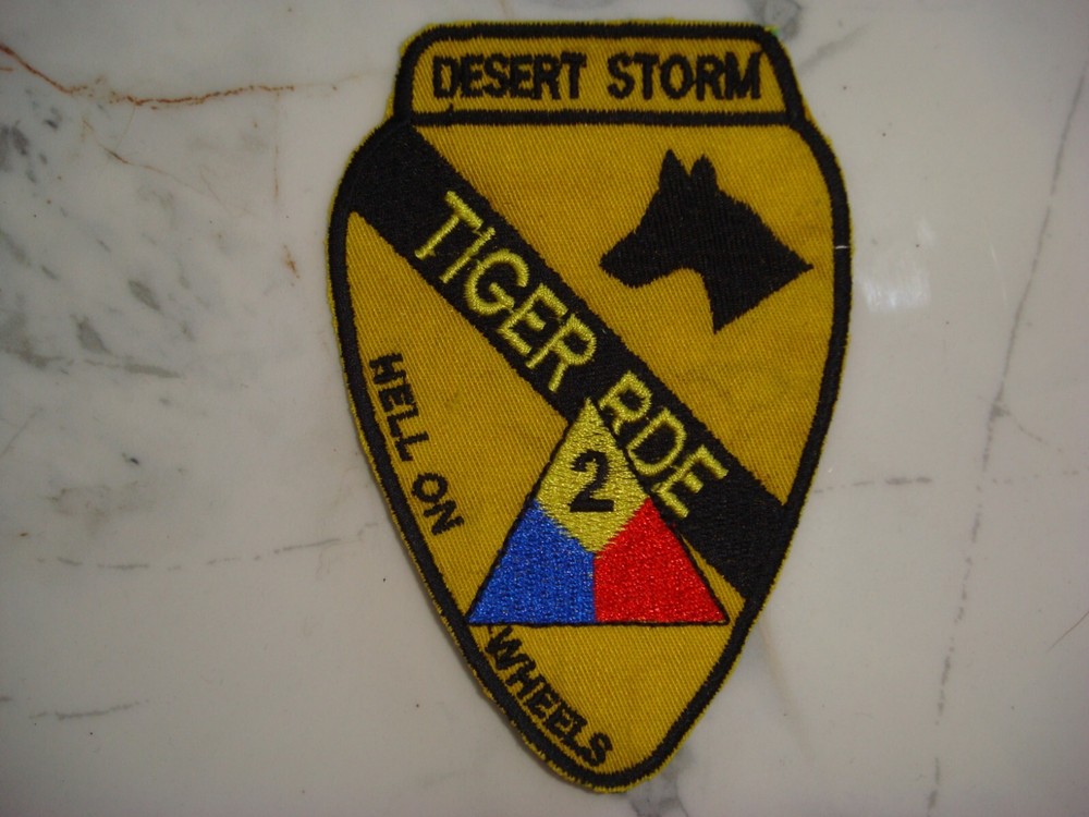 PATCH DESERT STORM US 1st BRIGADE - 2nd BRIGADE HELL ON WHEELS