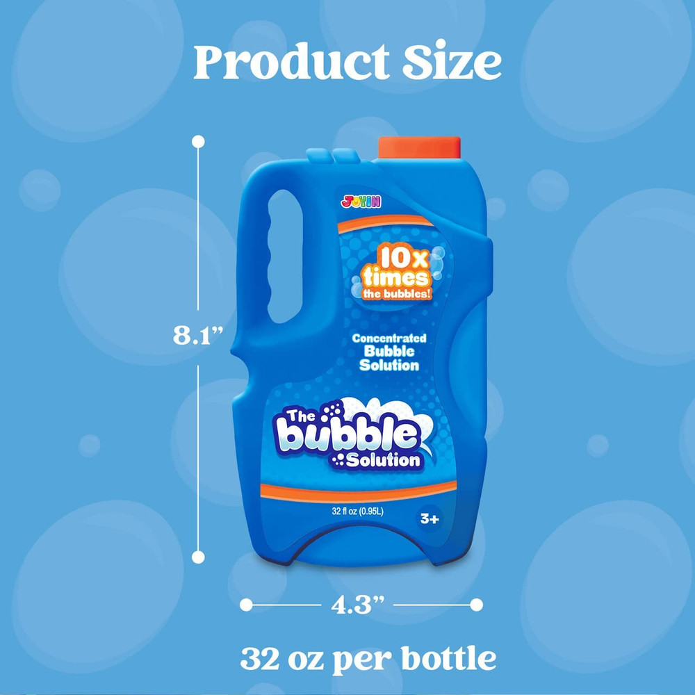 JOYIN 32oz Bubble Solution Concentrate for Machines Up to 2.5 Gallons