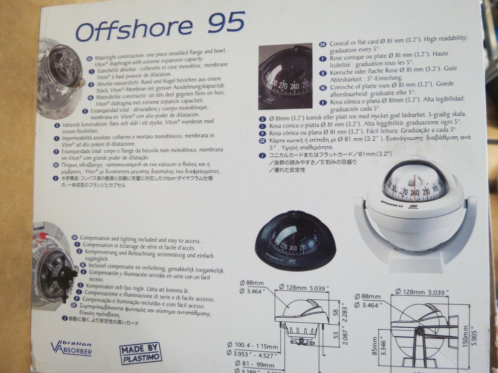 COMPASS - PLASTIMO OFFSHORE 95 STEERING #55370