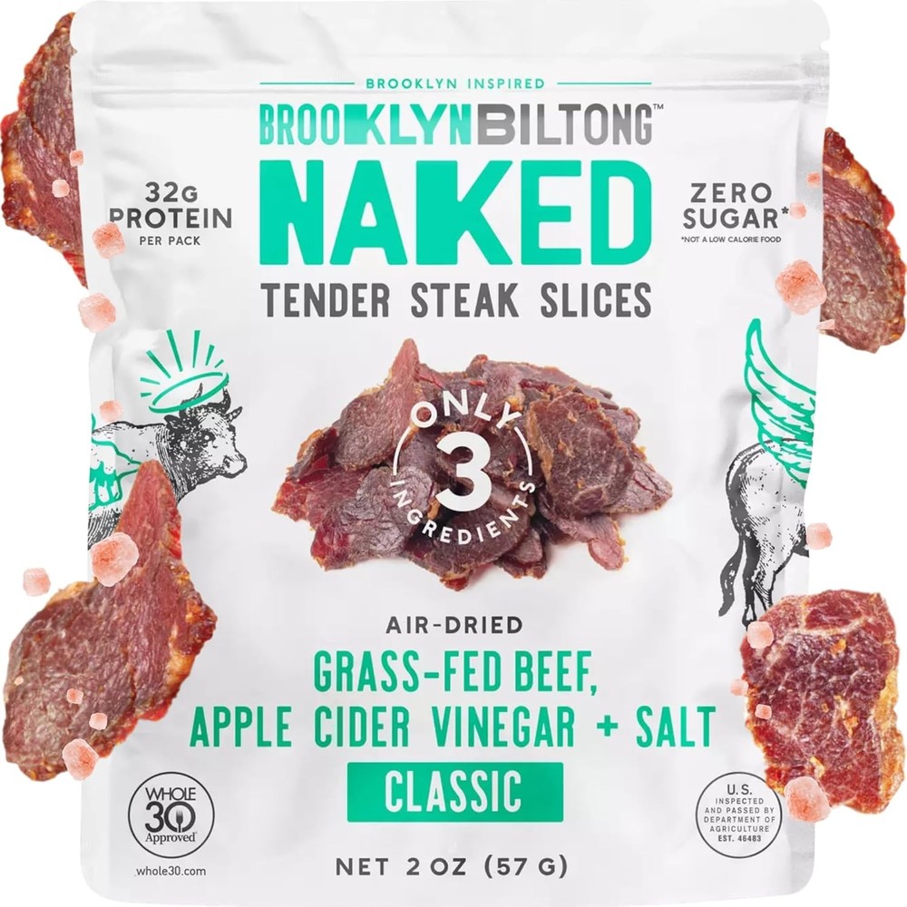 Naked Tender Slices, Classic, Grass Fed Beef Protein