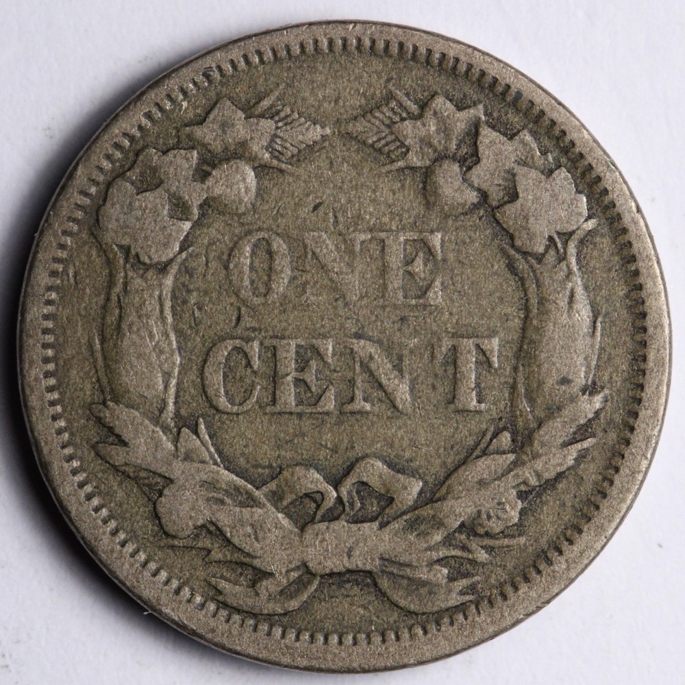 1858 S.L. Flying Eagle Cent Penny VF E102 GWEE