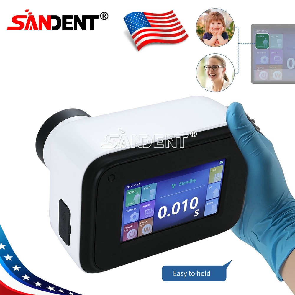 Dental X Portable Digital Machine Rayos with Scatter Shield Protective Ring