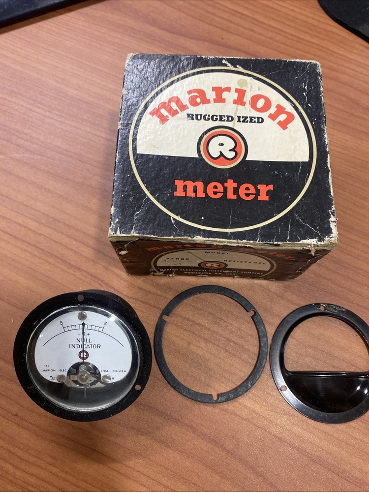 Marion Inst Division HS-2 Meter Precision, Null Indicator,  NIB