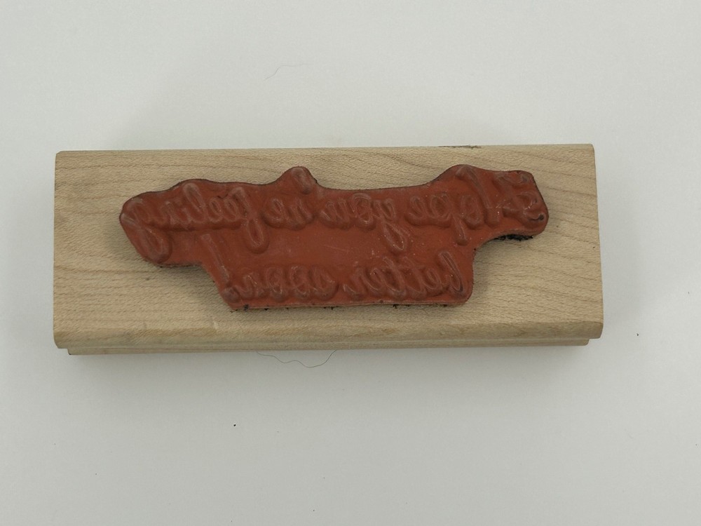 My Sentiments Exactly! Get Well Sentiment Rubber Stamp J019