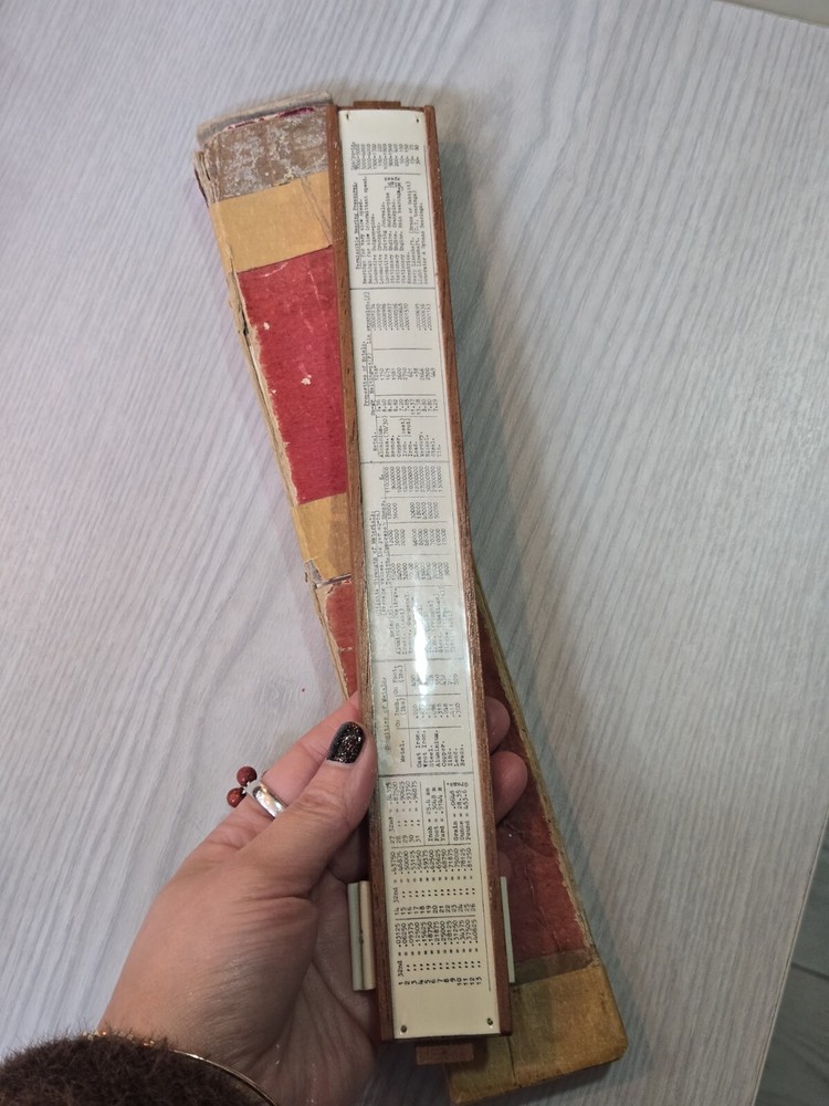Vintage Unique Universal Slide Rule Old Tools