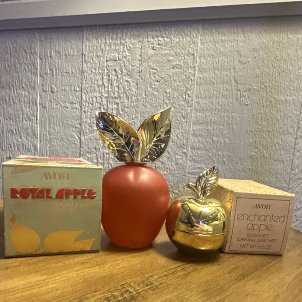 Avon Royal Apple & Enchanted Apple w/ Box- FULL