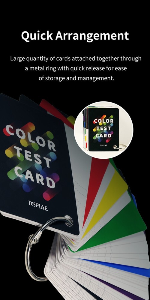 DSPIAE: Color Test Cards - CC-01 - Model Paint Mix Notes x70