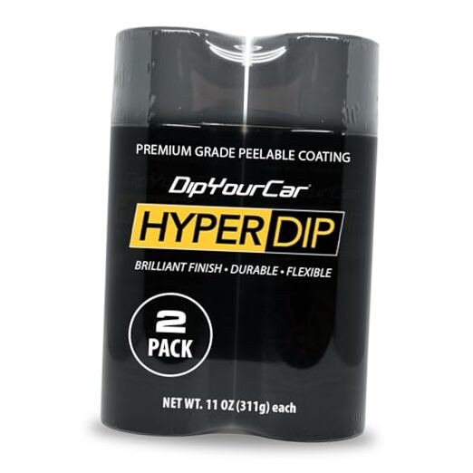 HyperDip Peelable Car Paint - 2-Pack 11 Ounce (Pack of 2) Anthracite Grey