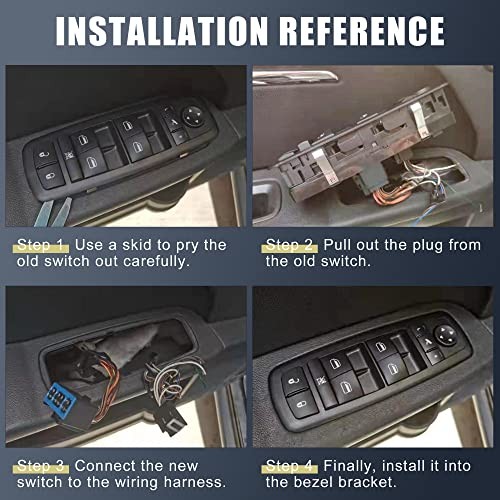 Front Left Master Power Window Switch Replacement for 03-14 Skoda Octavia