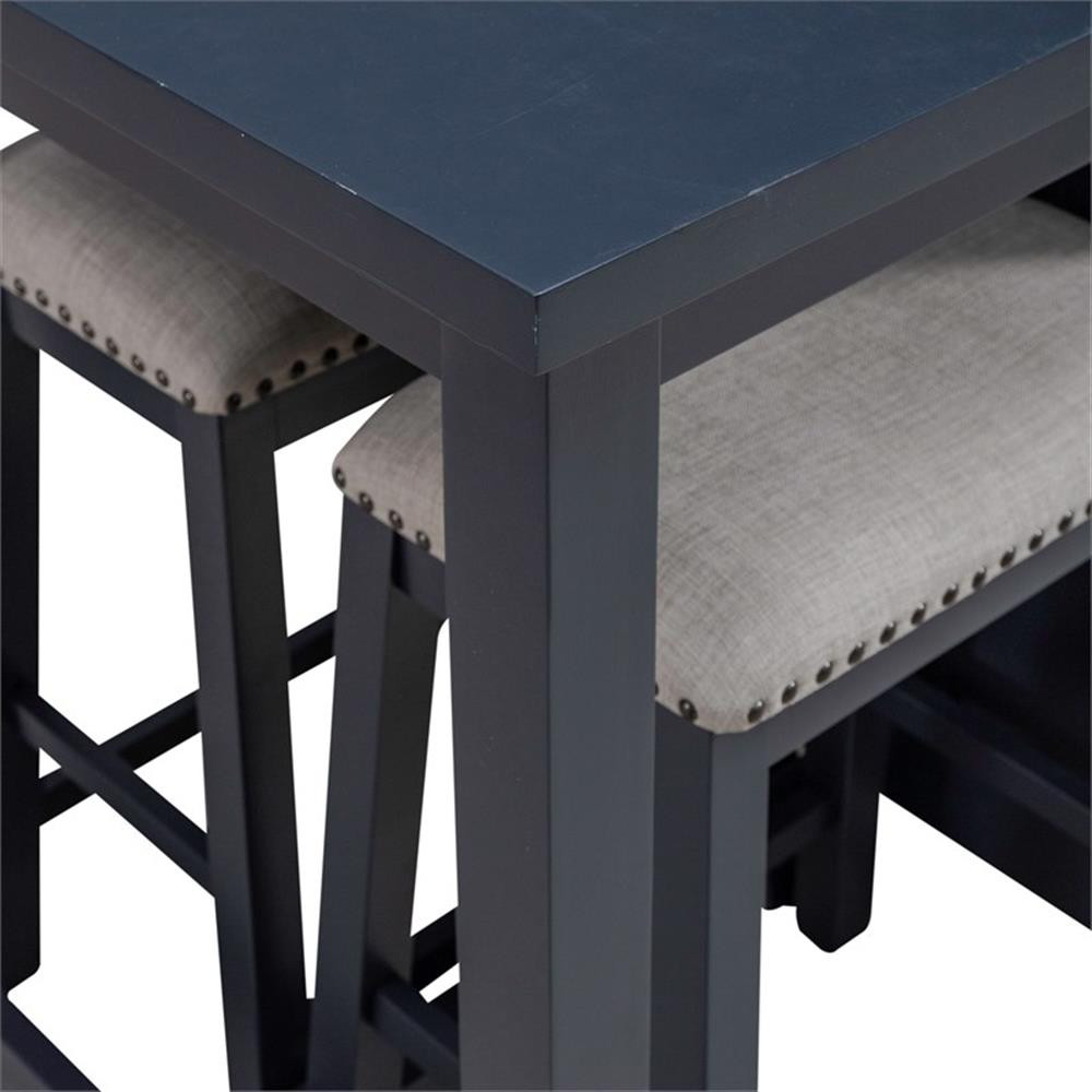 Brook Creek 3 Piece Counter Set - Navy