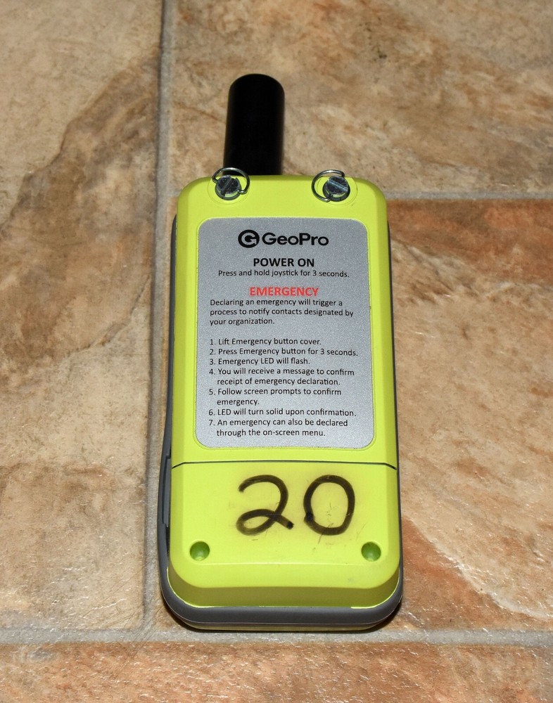 GeoPro GPM-1000 Satellite Communicator — Iridium-Enabled | Tested #20