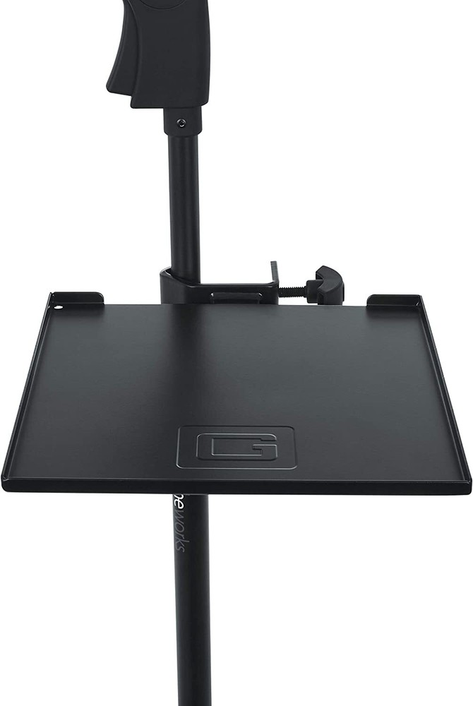 Gator FrameworksCases Microphone Stand Clamp-On Utility Shelf 9" x 9"
