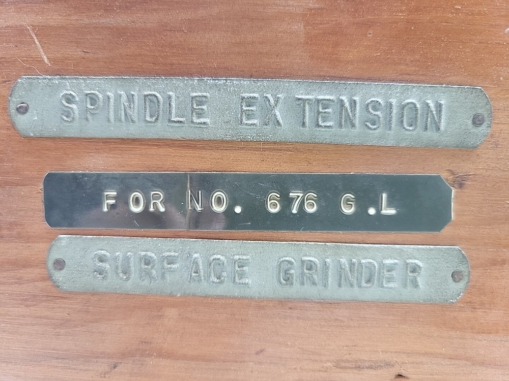 Spindle Extension For 676 GL Surface Grinder 3" Extension Plus Faceplate