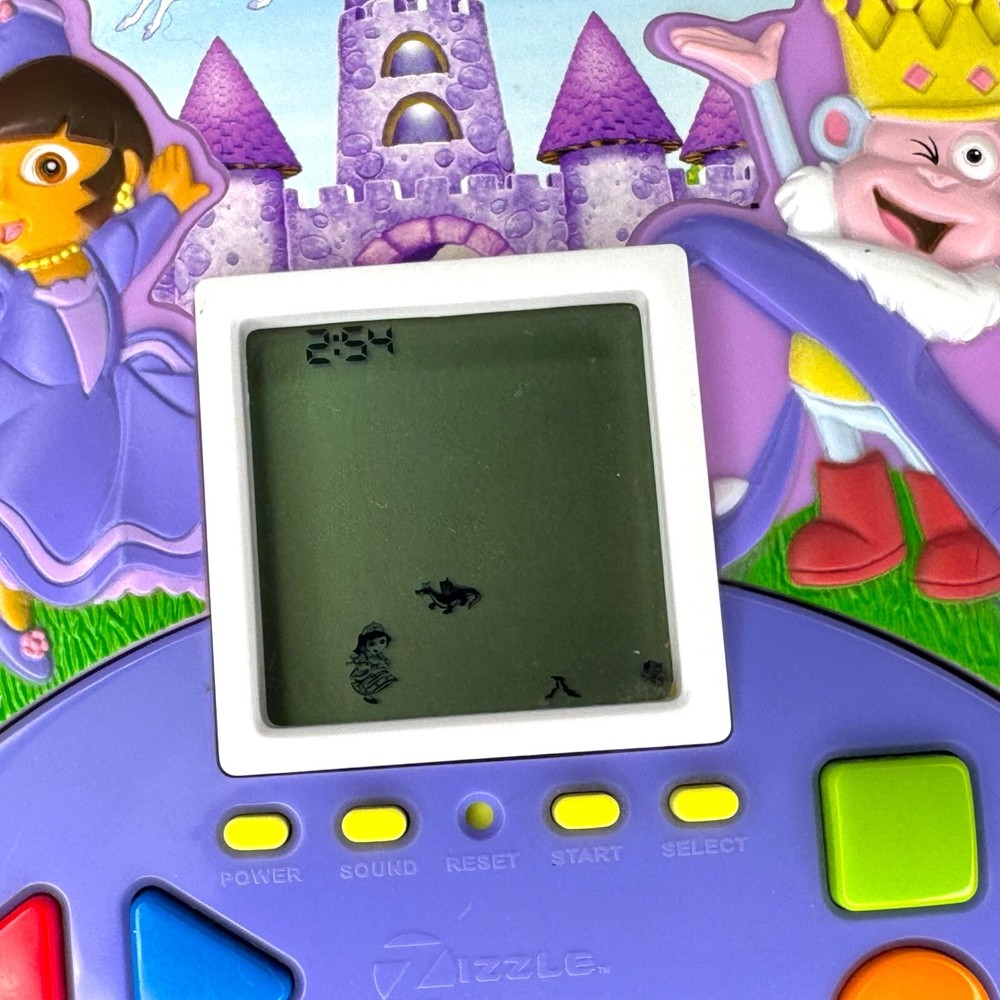 WORKING Dora Explorer Electronic HandHeld 5 Games In 1 Zizzle Magical Adventure