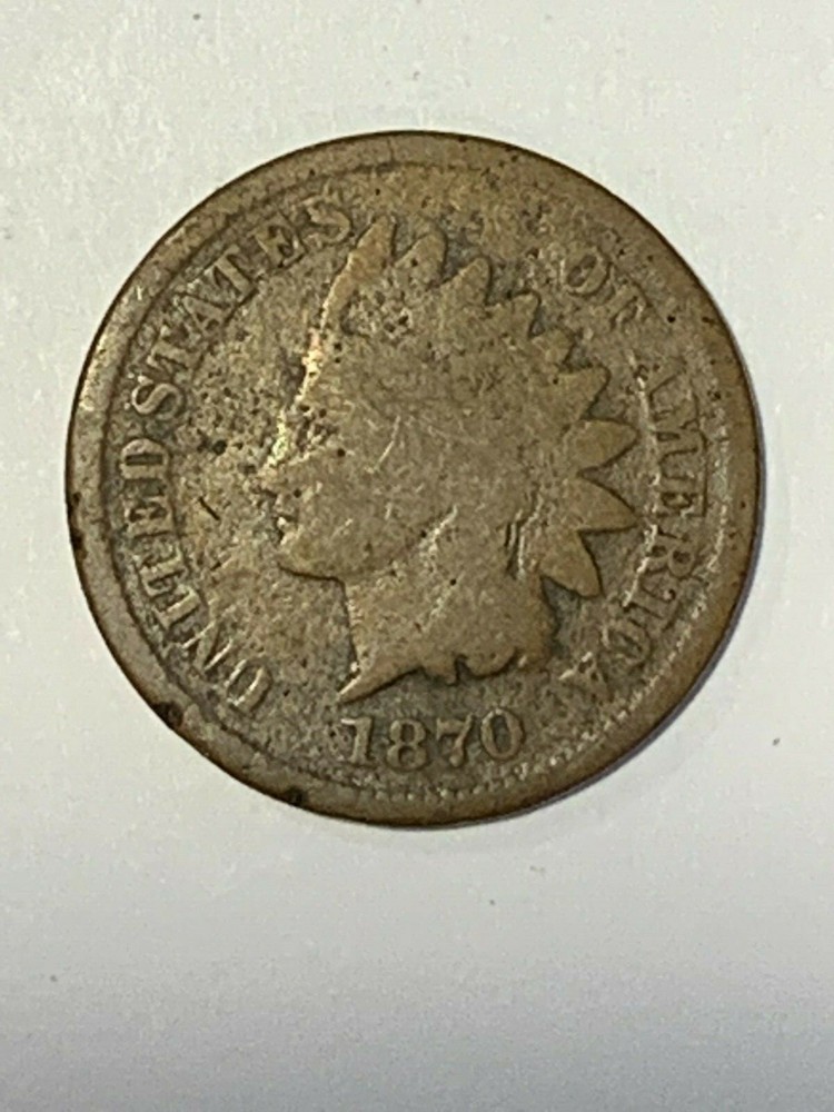 1870 1C Indian Head Cent