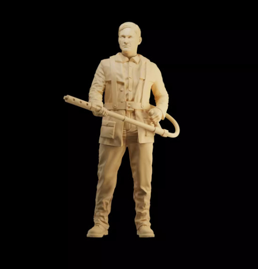 1/35 Resin Exploration team 4 Figures unpainted