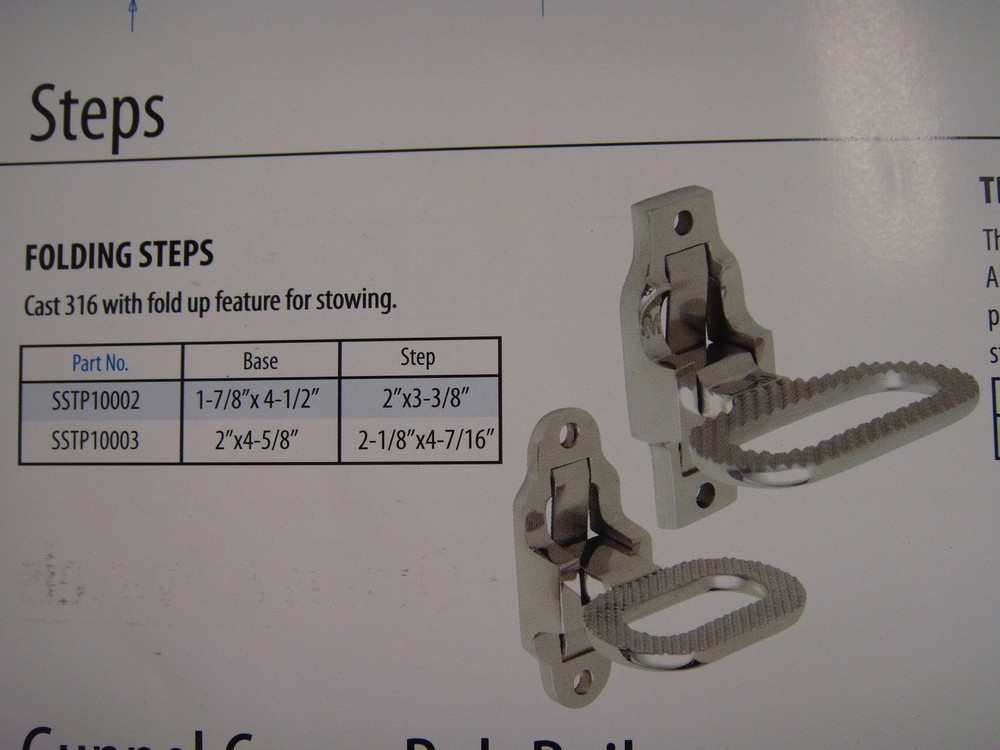 Marine Hardware Folding Step Cast 316 Stainless (SSTP10002)