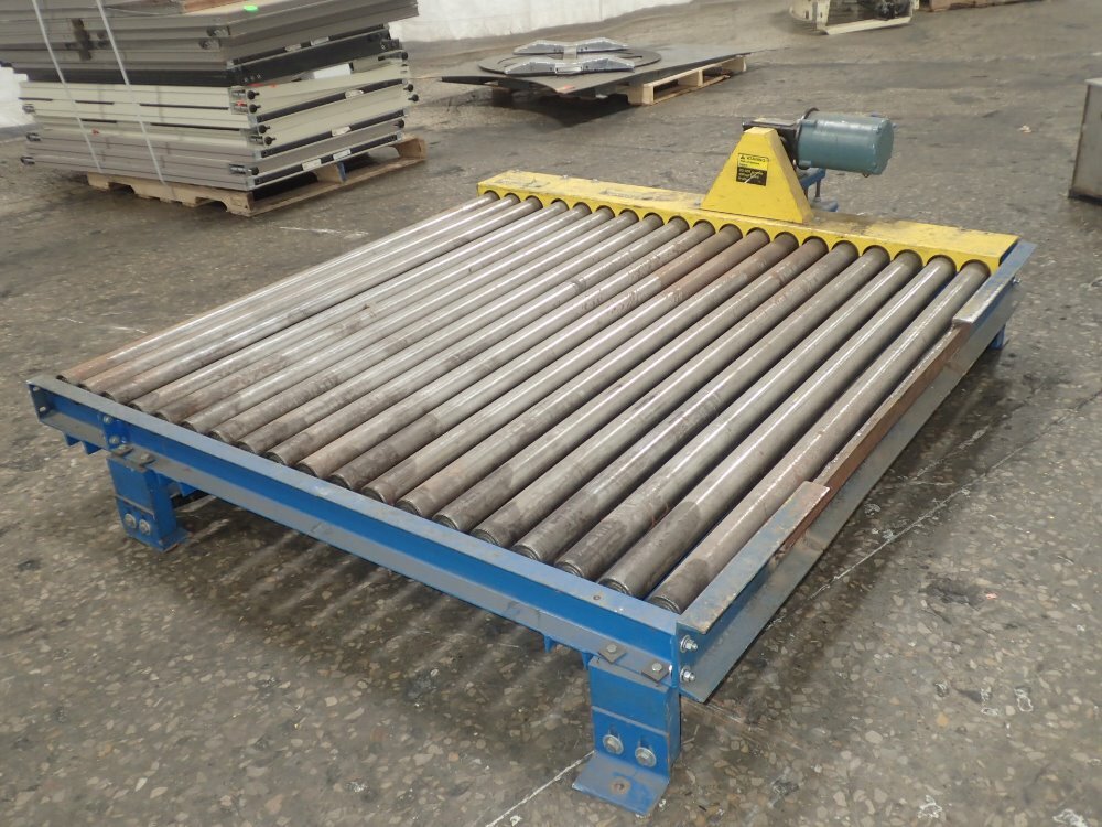 60" WIDE X 63" LONG ALBO CHAIN DRIVEN ROLLER CONVEYOR