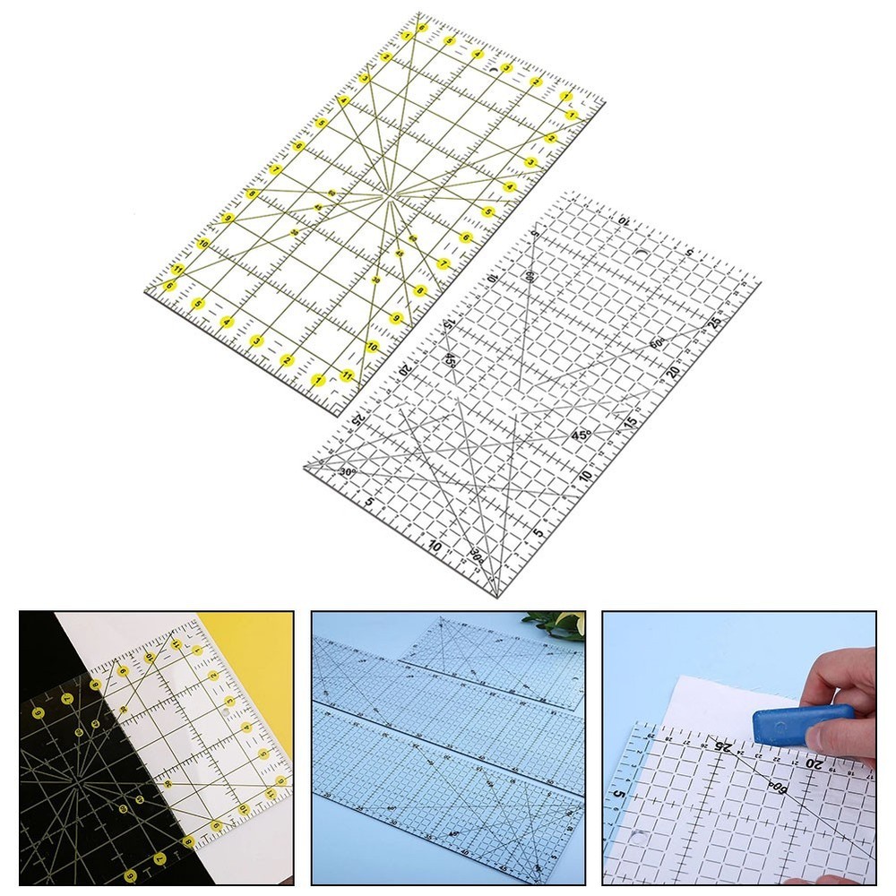 Versatile Acrylic Sewing Ruler Perfect for Beginners and Experienced Sewists