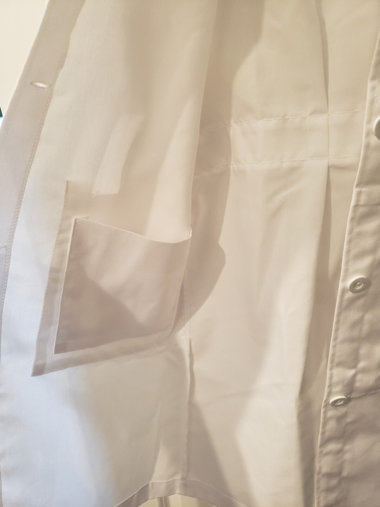 White Meta Lab Coat, Women's, Size 8