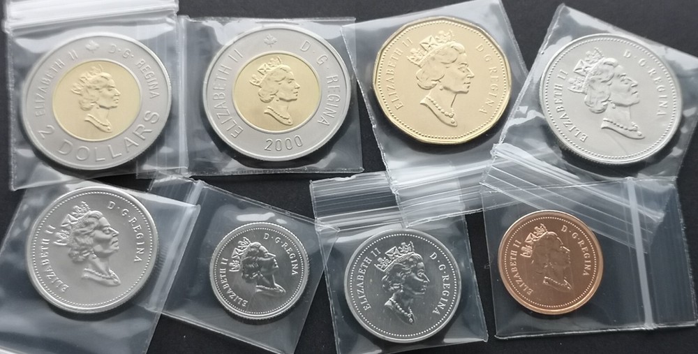 ***CANADA 2000 COMPLETE SPECIMEN COINS SET ***