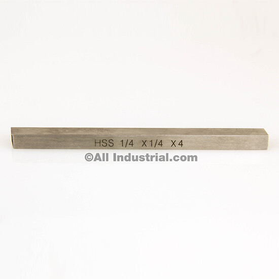 1/4" X 1/4" X 4" HSS Tool Bit Rectangular Lathe Fly Cutter Mill Blank