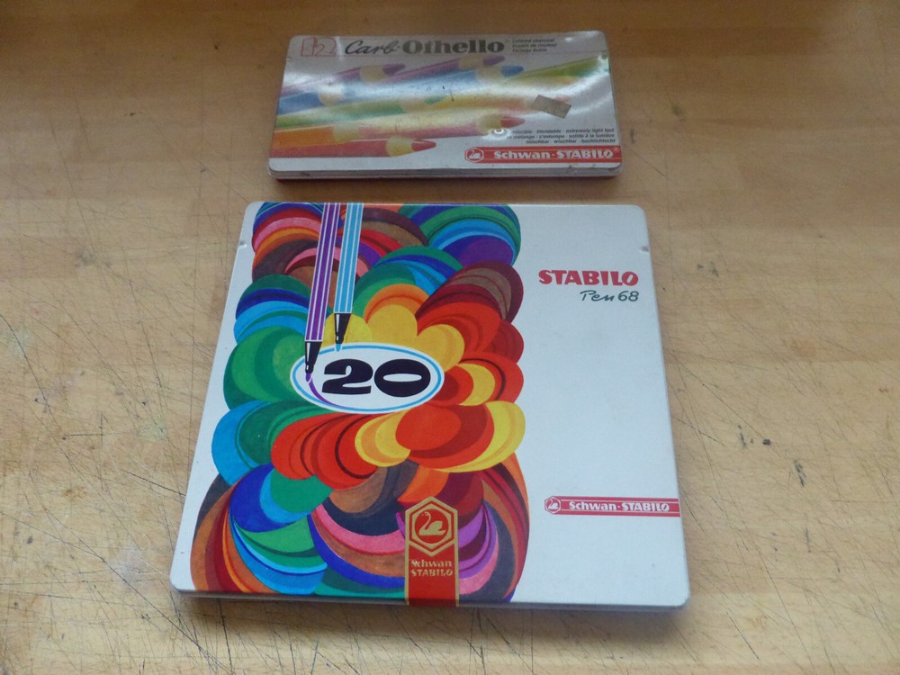 stabilo,crayons/felts