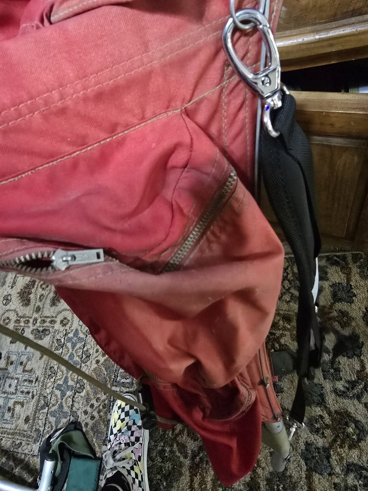 Vintage Kelty External Frame Hiking Camping Backpack Retro Red