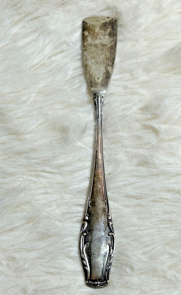 German Silver Butter Knife 800 Silver Monogram