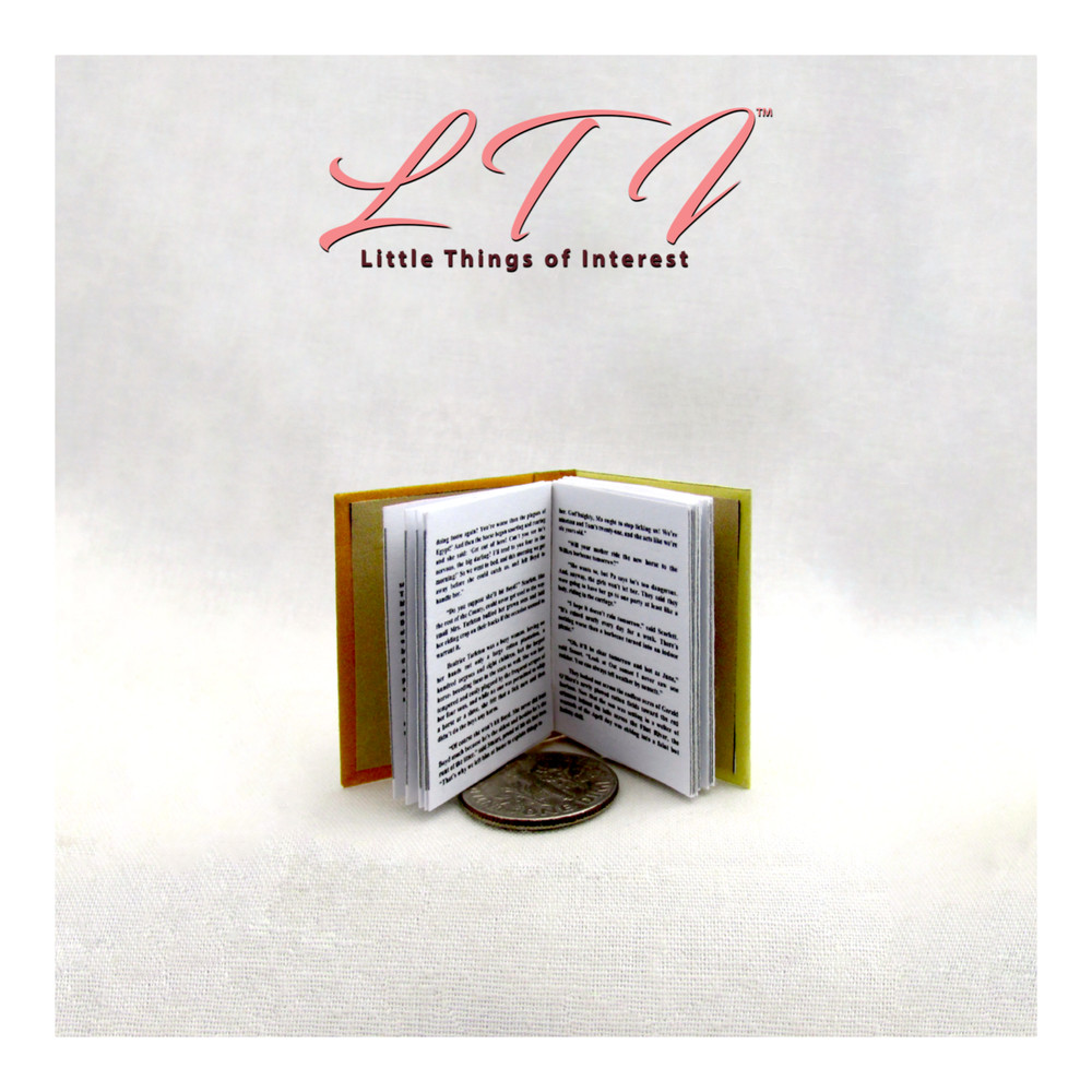 1:6 Scale GONE WITH THE WIND Miniature Playscale Readable Book