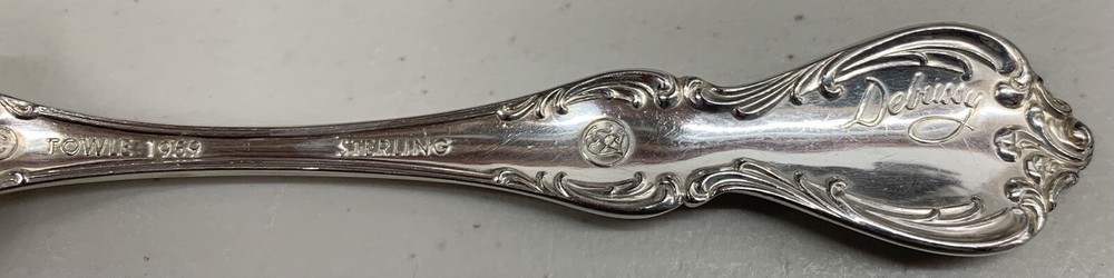 Towle Sterling Silver Flatware, Debussy, Dinner Fork, 7 1/2 inches