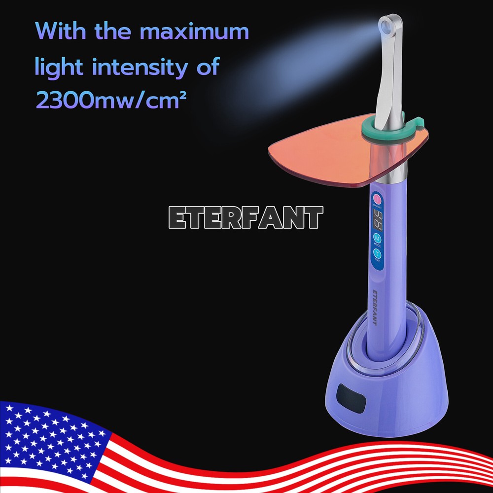 ETERFANT Woodpecker Style Dental iLED Curing Light Lamp Wireless 1 Second Curing
