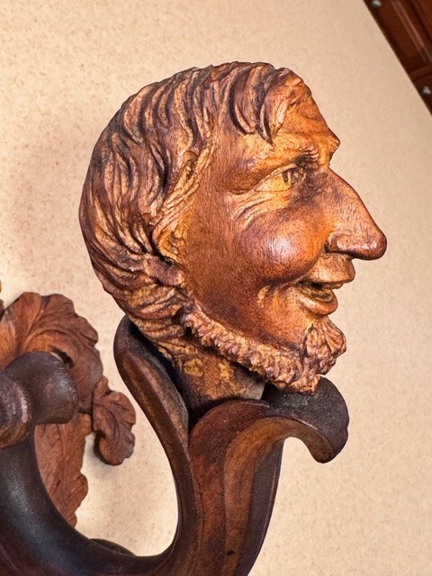 Architectural Carved Heads COAT HOOKS