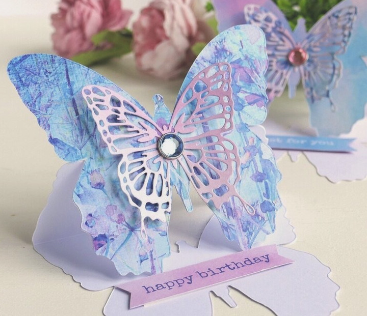 NEW Tim Holtz MINI DETAILED BUTTERFLIES 4pc Thinlits Dies #661802 by Sizzix