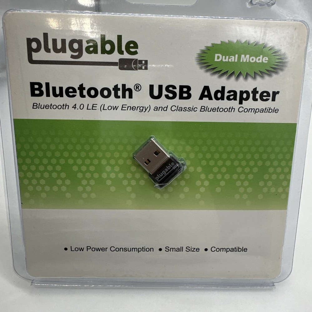 Plugable Bluetooth USB Dual Mode 4.0 Low Energy Micro Adapter NEW