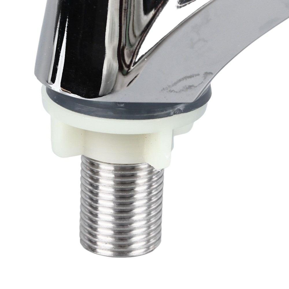 Basin Sink Faucet Push Button Design Water Saving Rugged Time Delay US