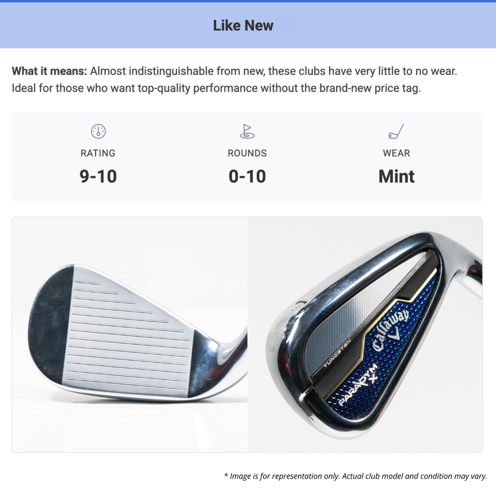 CALLAWAY 2022 MAVRIK 8 IRON GRAPHITE REGULAR STANDARD