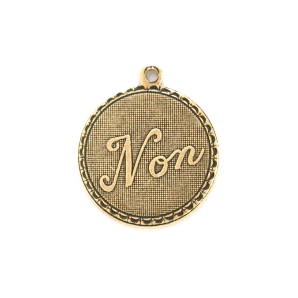Non (No) Word Charm with Loop (4)