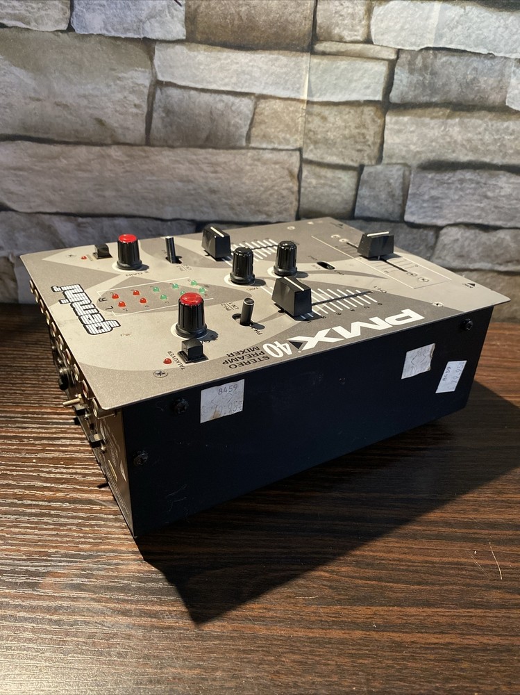 Gemini PMX-40 Stereo Preamp Mixer Not Tested