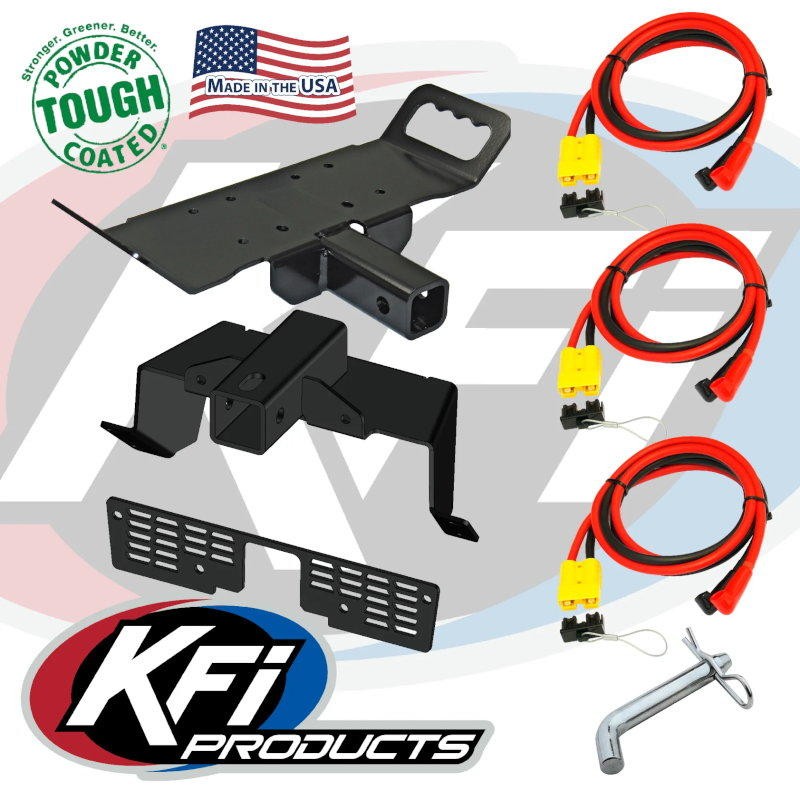KFI Front Rear Winch Multi-Mount Receiver Hitch UTV-875
