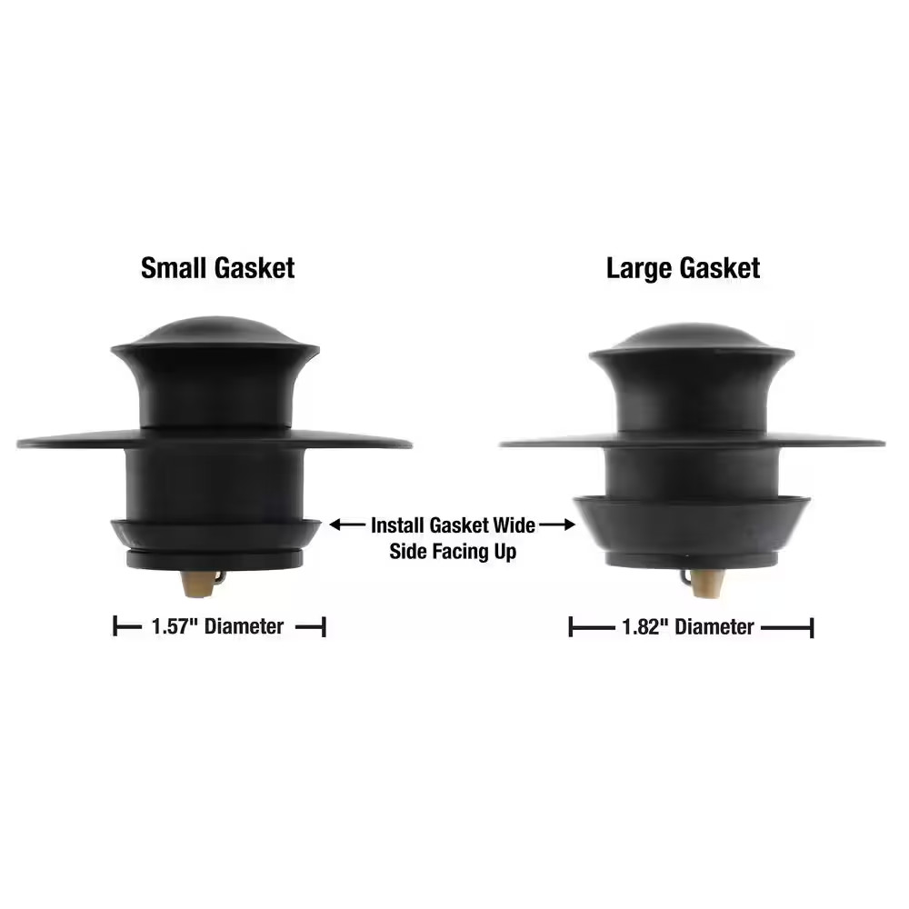 EZ Drain Cover in Matte Black