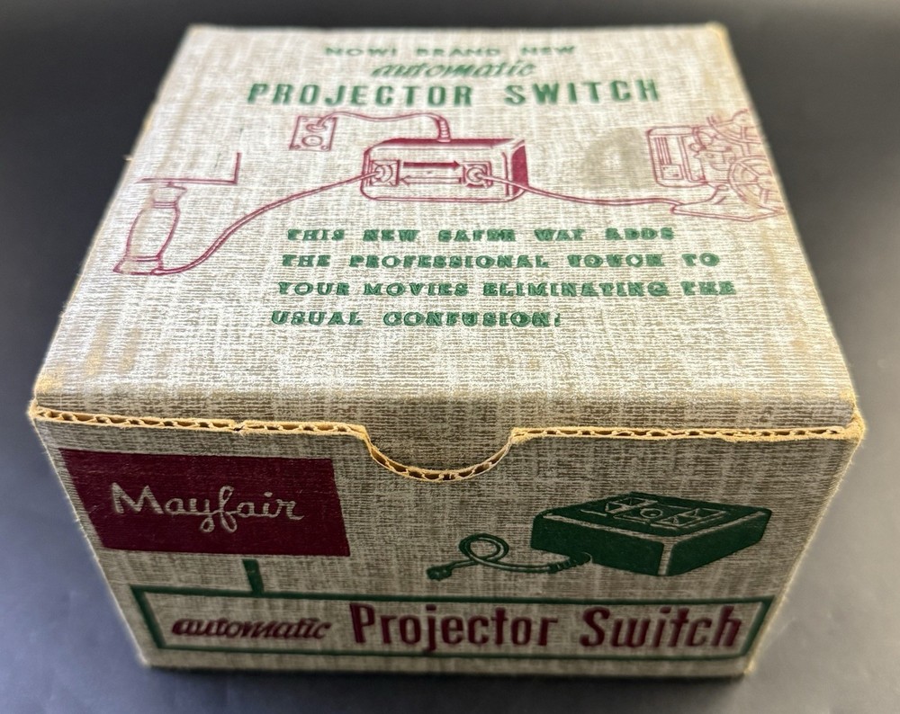 Projector Switch | Automatic | Shuts lights on & off  | Mayfair | w/ IB |vf7