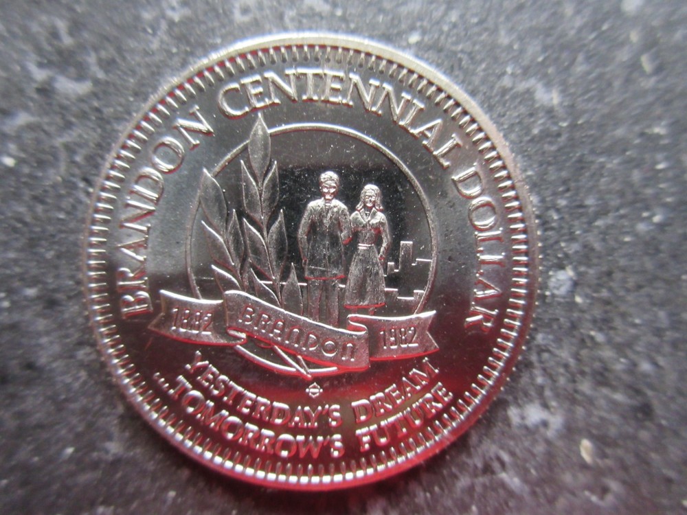 1982 Brandon Manitoba Centennial Dollar
