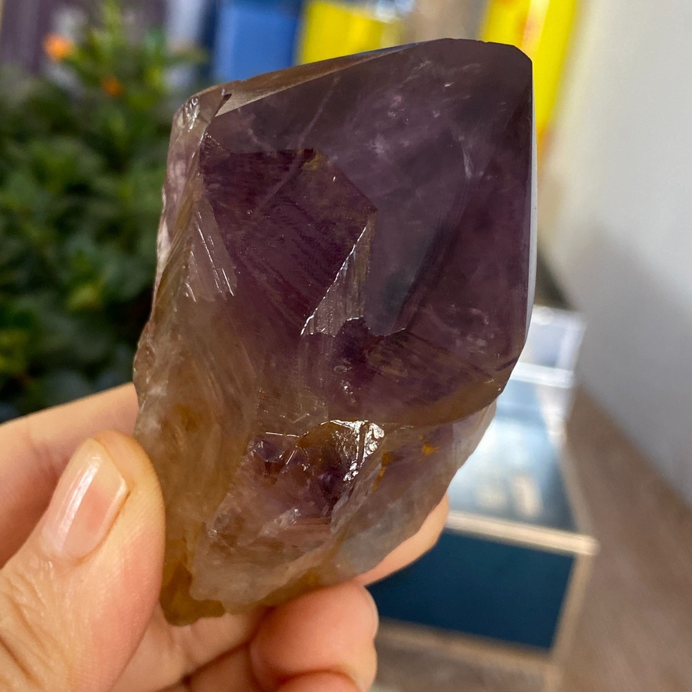 175g Natural Amethyst geode quartz clustercrystal specimen Healing