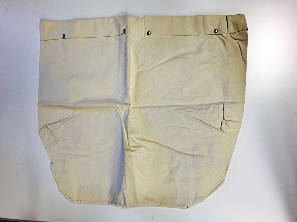 White Canvas Laundry Bag 31" Wide x 28" Deep (Unused)
