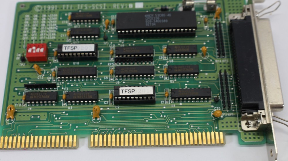1991 TTI TFS- SCSI ISA CONTROLLER CARD PCI REV: B