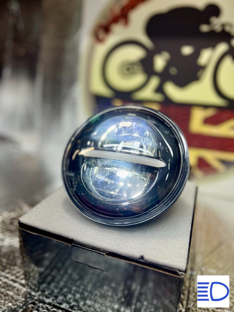 5.75″ Monaco GP LED Headlight 50W DRL DOT E Marked