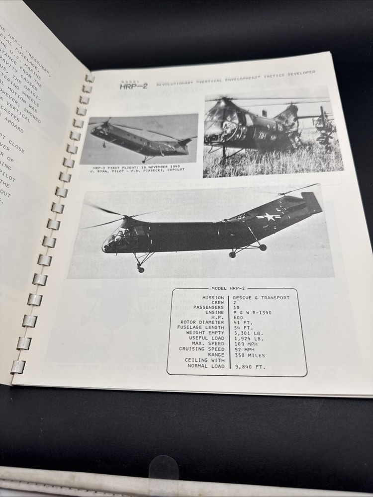 Piasecki Aircraft Brochure | Experimental Helicopter | Vertical Flight History