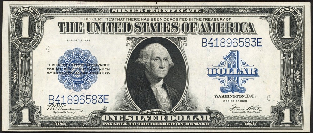 1923 $1 One Dollar Silver Certificate Note Fr#238